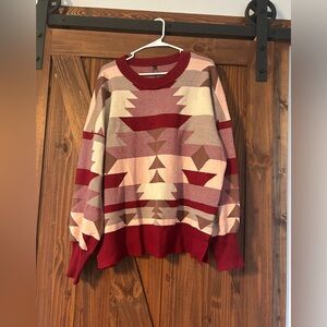 Womens Sweaters Causal Crewneck Batwing Sleeve Knit Top